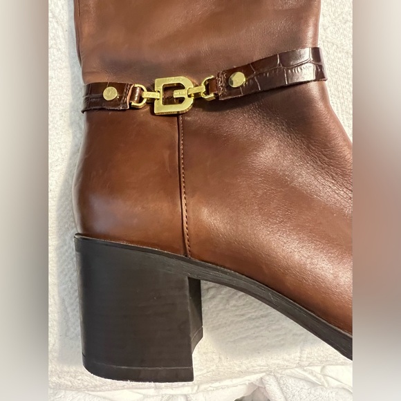 Geox Wistrey Respero Tall Leather Boots Size 39 - Picture 6 of 10